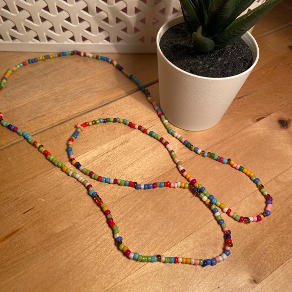 Colorful Beaded Waist Chain, bracelet , necklace or ankle bracelet - - Picture 6 of 16
